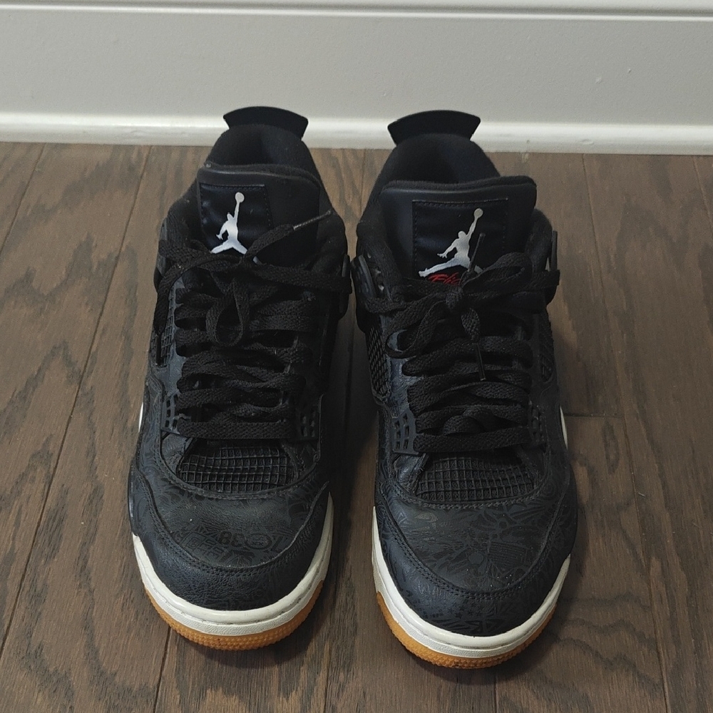 Jordan 4 Laser Black Gum